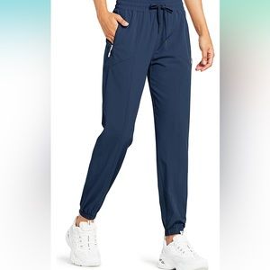 NWT Libin lightweight joggers in navy blue